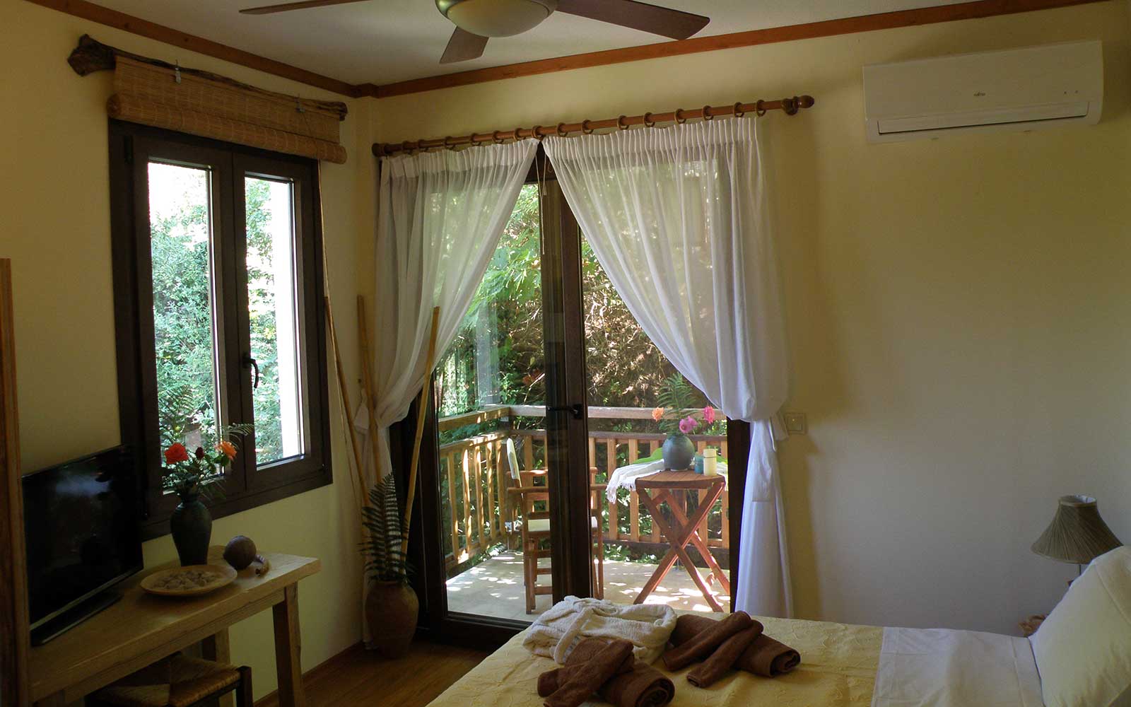 Villa Dimitra στη Θάσο - Deluxe δίκλινο δωμάτιο